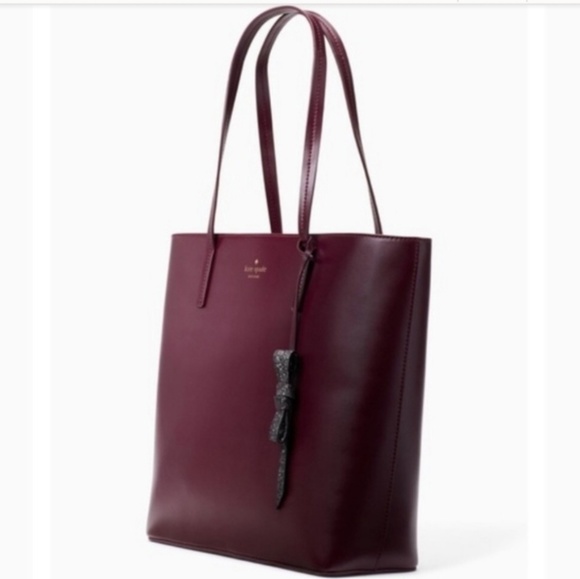 KATE ♠️ SPADE KARLA Setom Drive Purse (deep plum) - Picture 4 of 5